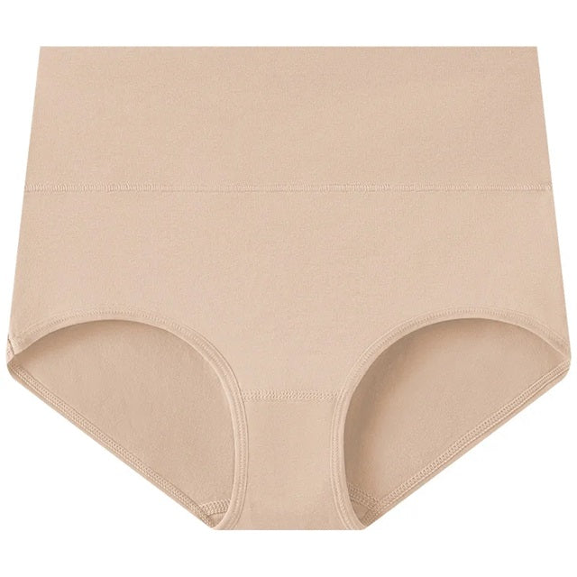 High Waist Shaping Control Brief - Nude Beige