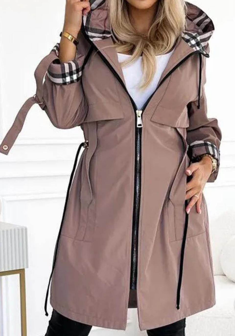 Womens Spring Summer Hooded Coat